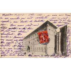 Carte postale ancienne précurseur Carpentras Palais de Justice Vaucluse