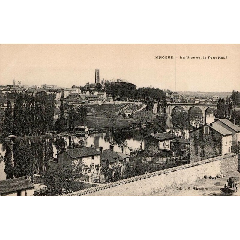 LIMOGES - La Vienne, le Pont Neuf