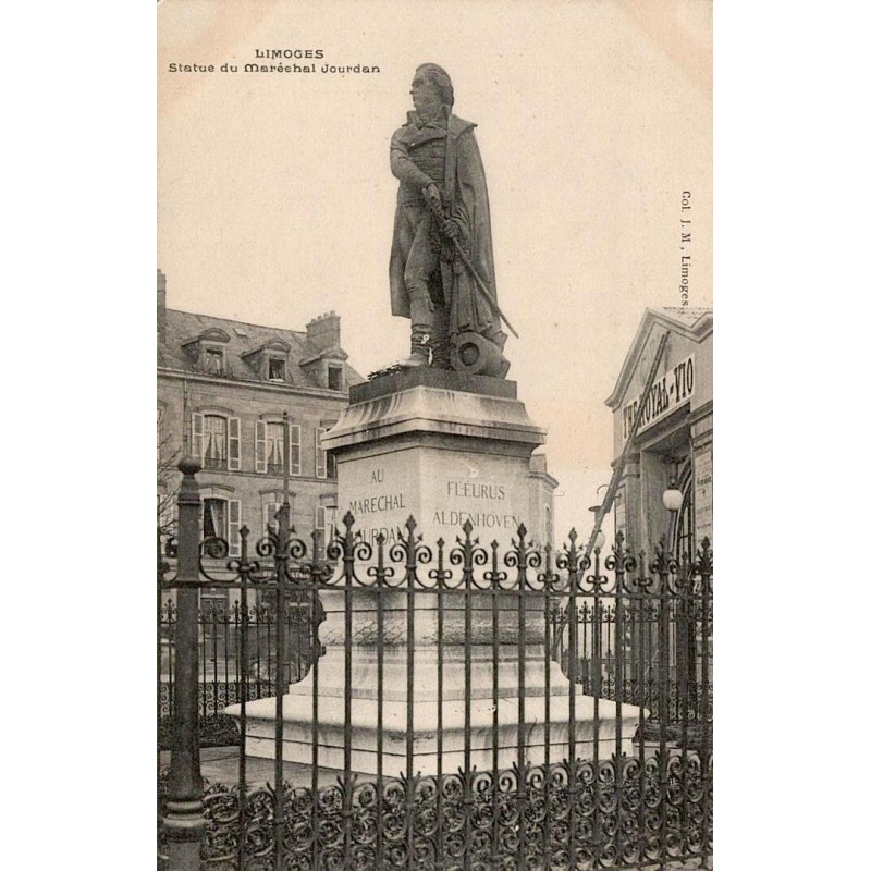LIMOGES - Statue du Maréchal Jourdan