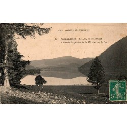 17 - GERARDMER - Le Lac, vu de l'Ouest, à droite les pentes de la Mérelles sur le Lac