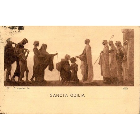 Carte postale ancienne Sancta Odilia Mont Sainte-Odile