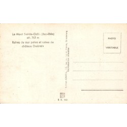 Carte postale ancienne Mont Sainte-Odile mur païen Dreistein