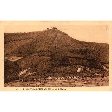 1 - MONT Sainte Odile  (alt 763m) et St-Nabor