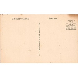 Carte postale ancienne Vézelay église de la Madeleine tribune