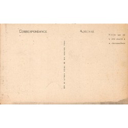 Carte postale ancienne Vézelay Samson déchirant lion narthex