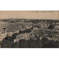Carte postale ancienne Nîmes Vue générale ND Phot