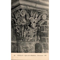 267 - VEZELAY - Église de la Madeleine, Ornements -- ND