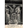 Carte postale ancienne Vézelay chapiteau 4e pilier nef