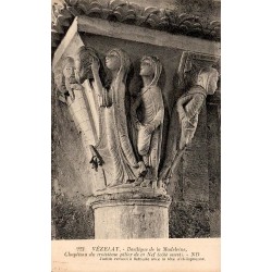 223 - VEZELAY - Basilique de la Madeleine -  Chapiteau du Troisième pilier de la nef côté ouest -- ND