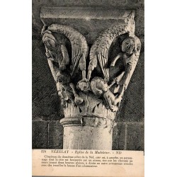 224 - VEZELAY - Église de la Madeleine - Chapiteau du deuxième pilier de la nef côté Est -- ND