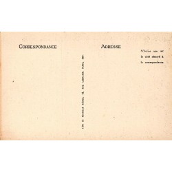 Carte postale ancienne Vézelay chapiteau 7e pilier nef ouest