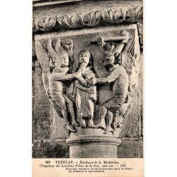 208 - VEZELAY - Basilique de la Madeleine, Chapiteau du huitième pilier de la Nef côté Est-- ND