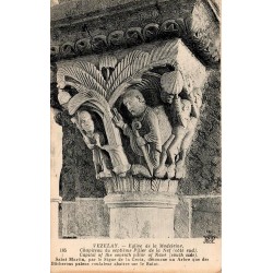 185 - VEZELAY - Église de la Madeleine - Chapiteau du septième Pilier de la Nef (Côté Sud) -- ND