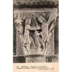 186 - VEZELAY - Basilique de la Madeleine, Chapiteau du septième pilier de la Nef côté ouest-- ND