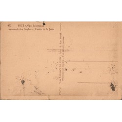 Carte postale ancienne Nice – Promenade des Anglais et Casino de la Jetée Yvon