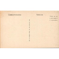 Carte postale ancienne Vézelay chapiteau 4e pilier côté droit ouest ND