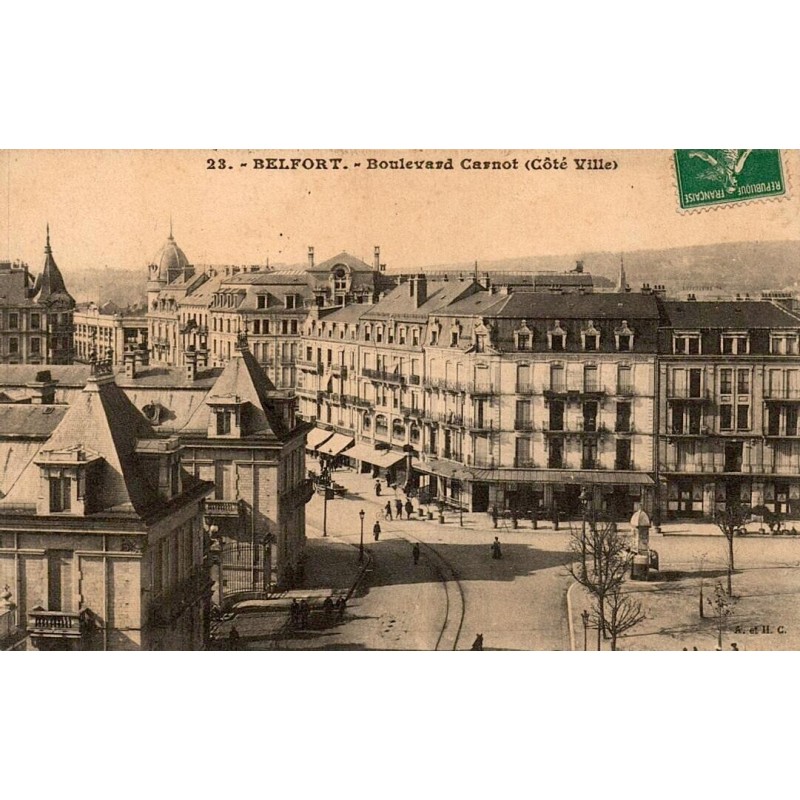 23 - BELFORT - Boulevard Carnot (Côté Ville)
