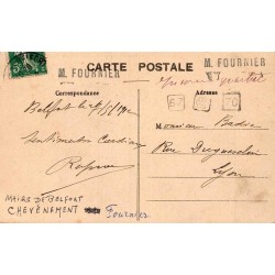 Carte postale ancienne Belfort Boulevard Carnot