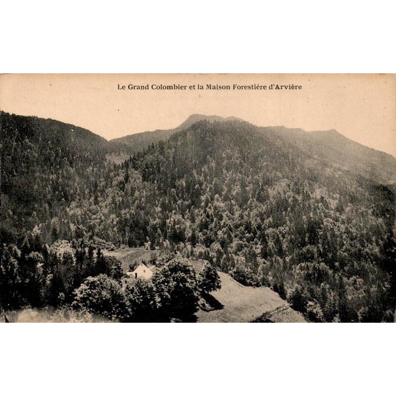 Le Grand Colombier et la Maison Forestière d'Arvière