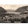 Carte postale ancienne Nantua vue générale panorama lac et ville Ain