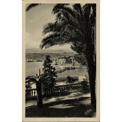 Carte postale ancienne Nice vue générale Côte d’Azur artistique