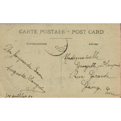 Carte postale ancienne Laon vieille porte rue du Serrurier