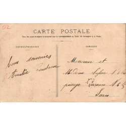 Carte postale ancienne Soissons tombeau Monseigneur de Simony