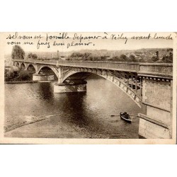 Carte postale ancienne Vichy pont sur l Allier Bellerive Allier
