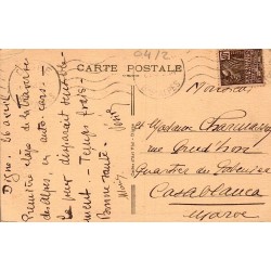 Carte postale ancienne Digne les Bains massif des Trois Evêchés