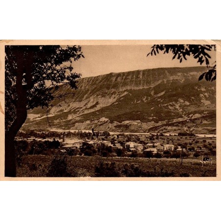 Carte postale ancienne Saint André les Alpes vue générale vallée du Verdon