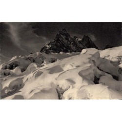 Carte postale ancienne Grande Sagne Glacier Blanc séracs massif des Écrins