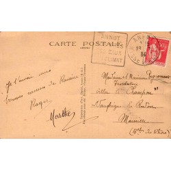 Carte postale ancienne Rouaine près Annot vue générale