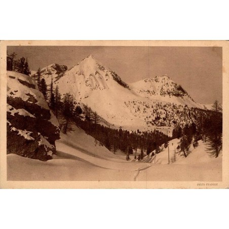 Carte postale ancienne col d Izoard pointe Peygu Hautes Alpes