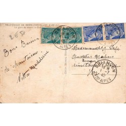 Carte postale ancienne téléphérique Serre Chevalier Chantemerle