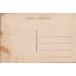Carte postale ancienne Nice – Vue prise entre les fleurs