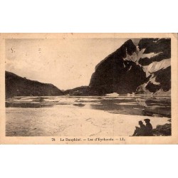 Carte postale ancienne lac d Eychauda Dauphiné massif des Écrins