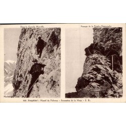Carte postale ancienne massif du Pelvoux ascension de la Meije Dauphiné