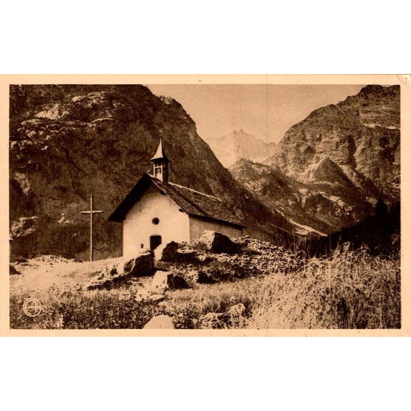 Carte postale ancienne chapelle d Ailefroide 1515 m Hautes Alpes massif des Écrins