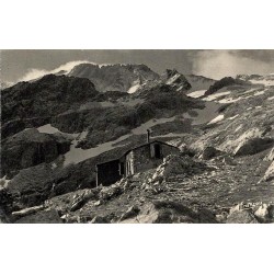 Carte postale ancienne La Grave Refuge Chancel et Le Rateau Alpes