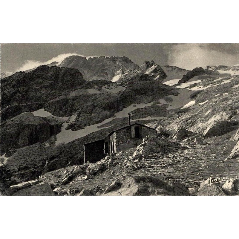 Carte postale ancienne La Grave Refuge Chancel et Le Rateau Alpes