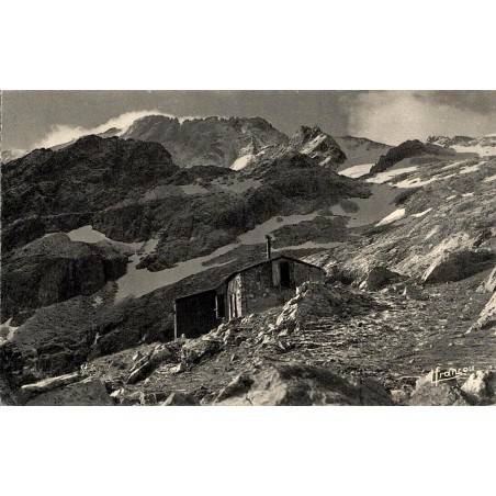 Carte postale ancienne La Grave Refuge Chancel et Le Rateau Alpes