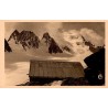 Carte postale ancienne Refuge Caron Barre des Écrins glacier Blanc