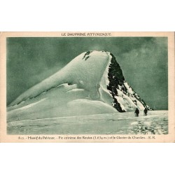 Carte postale ancienne Pelvoux pic des Rouies glacier du Chardon