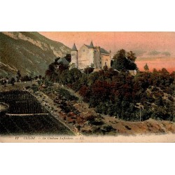 Carte postale ancienne Culoz château La Fléchère Ain
