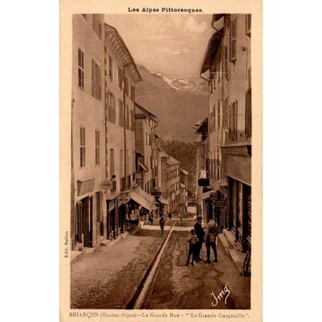 Carte postale ancienne Briançon Grande Gargouille vieille ville