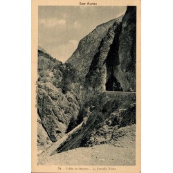 Carte postale ancienne Queyras nouvelle route gorges du Guil