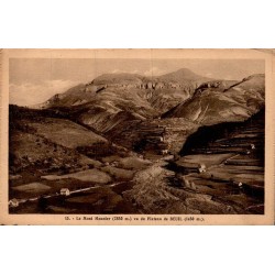 Carte postale ancienne Mont Mounier plateau de Beuil Alpes