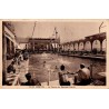 Carte postale ancienne Menton piscine nouveau casino bord de mer