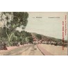 Carte postale ancienne Menton promenade du Midi bord de mer