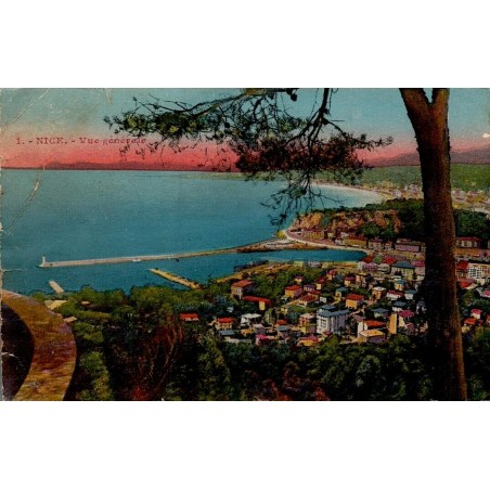 Carte postale ancienne Nice vue générale